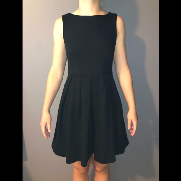 zara fit and flare dress